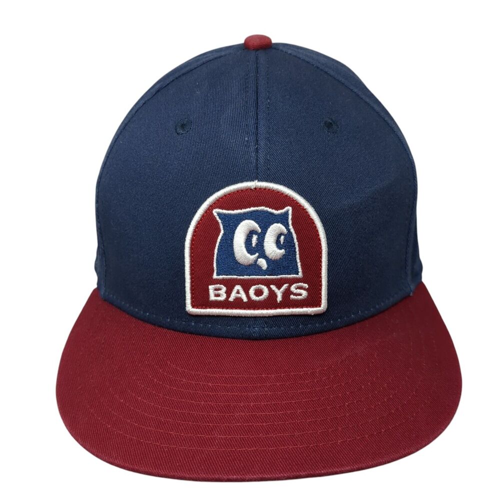 Baoys M10 Patch Snapback Hat Multi OSFA Adjustable Colorblock Dome